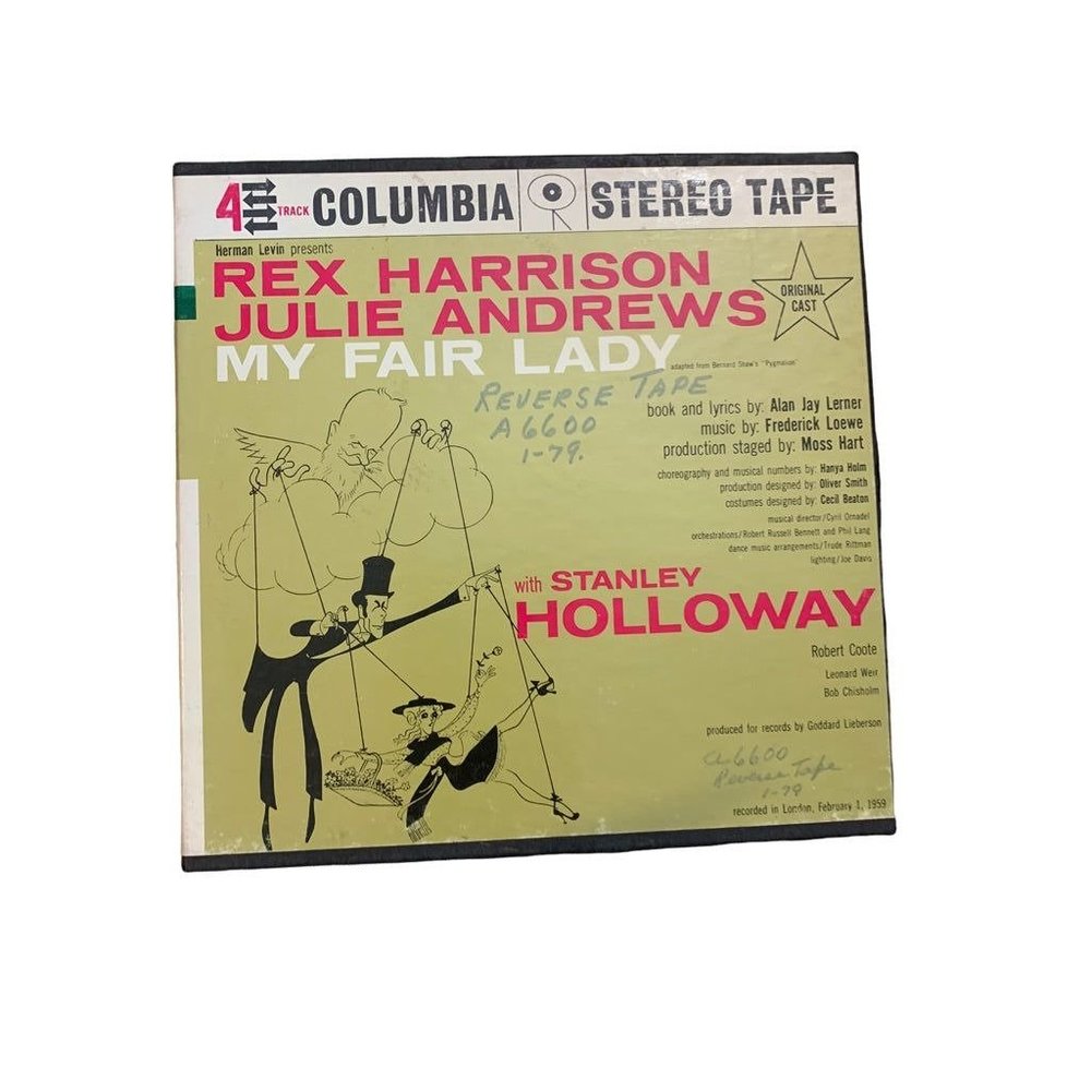 My Fair Lady Original Cast 1959 4 Track 7 1/2 IPS Columbia OQ310